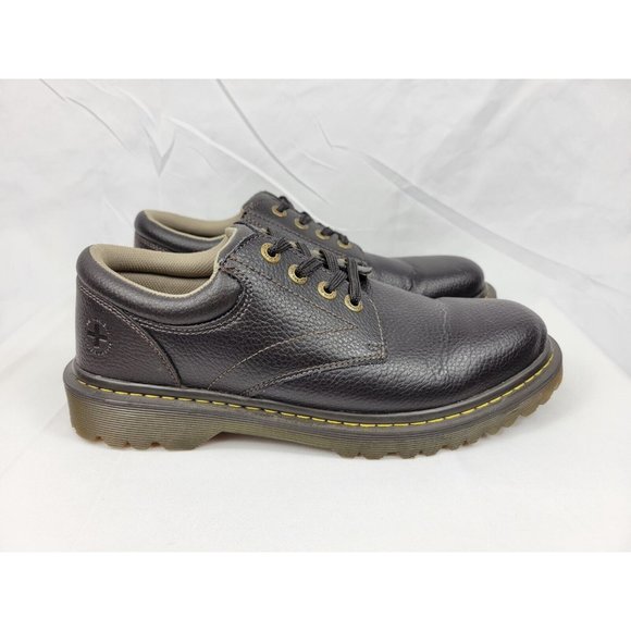 Dr. Martens Other - Dr Martens Ashfeld Pebbled Leather Shoes Sneakers Mens Size 11 Brown AW004